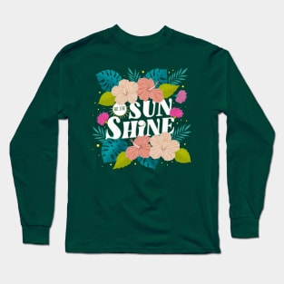 Tropical Summer Long Sleeve T-Shirt